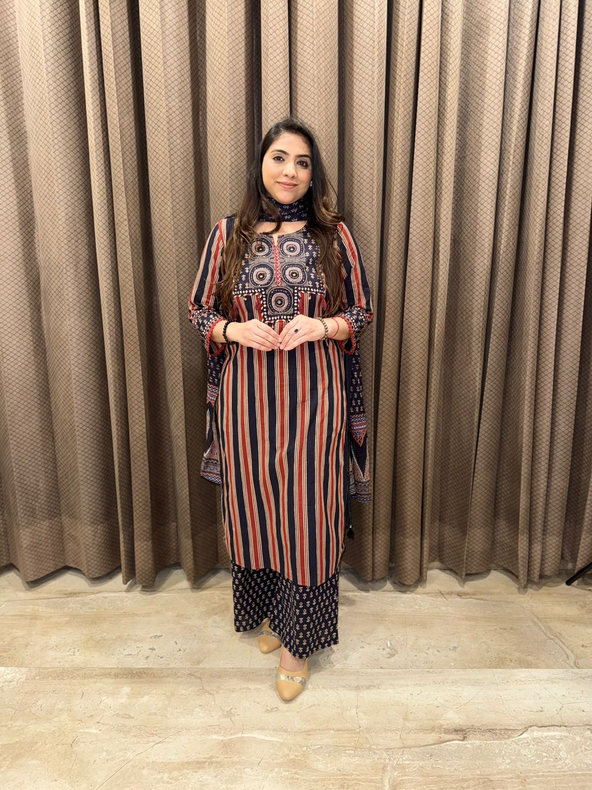 Digital Cotton Straight suit set with dupatta