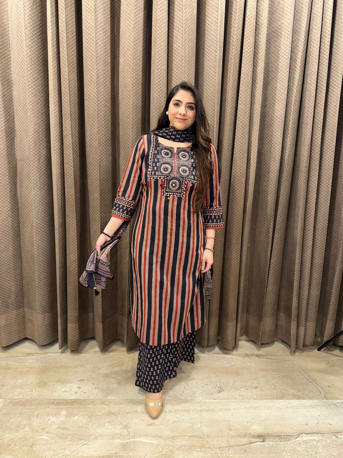 Digital Cotton Straight suit set with dupatta