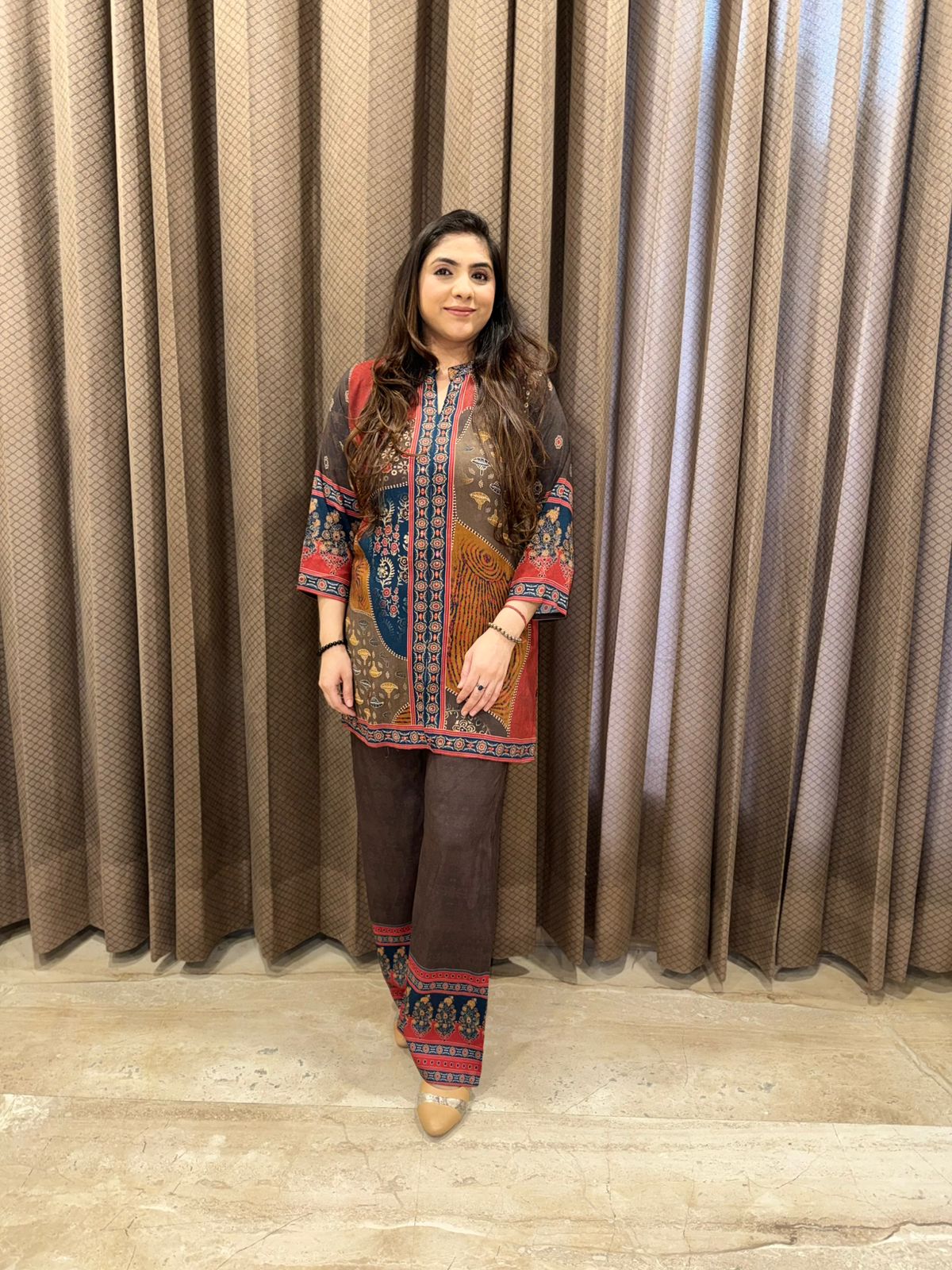 Brown Digital Co-ord set