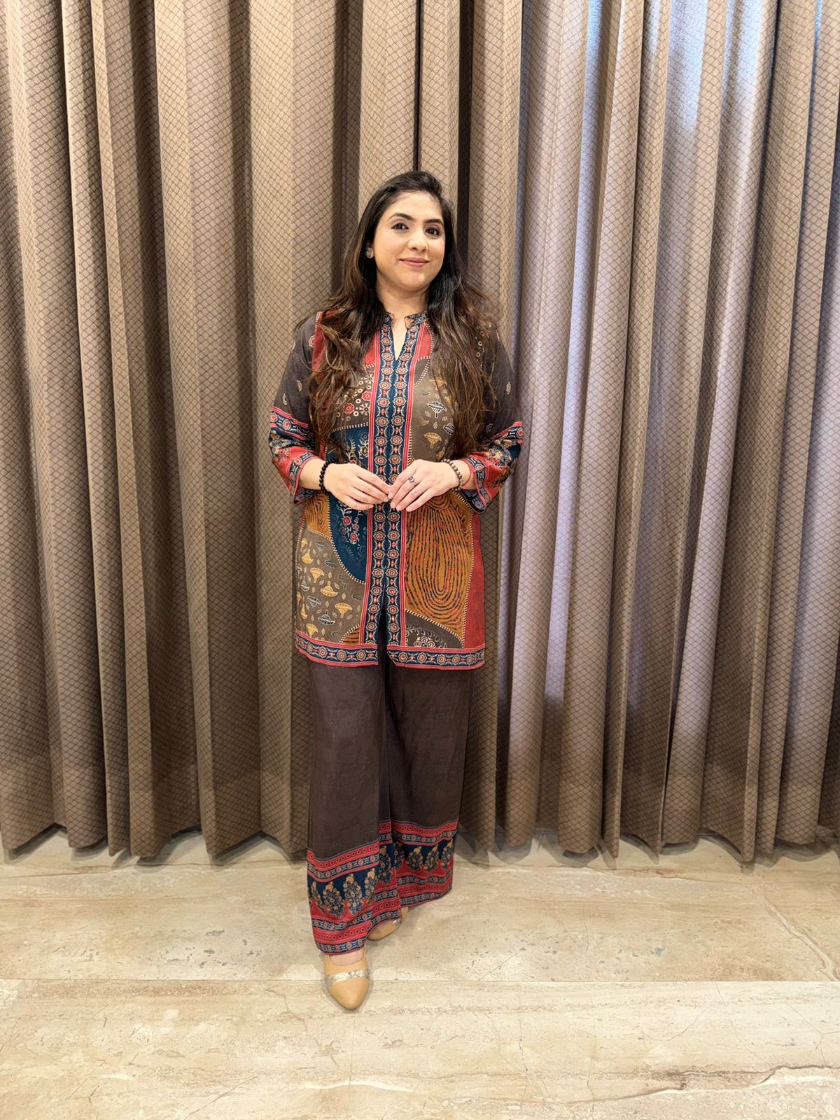 Brown Digital Co-ord set